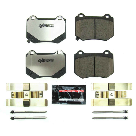 PowerStop Z26 Street Performance Carbon-Fiber Ceramic Brake Pads With Hardware