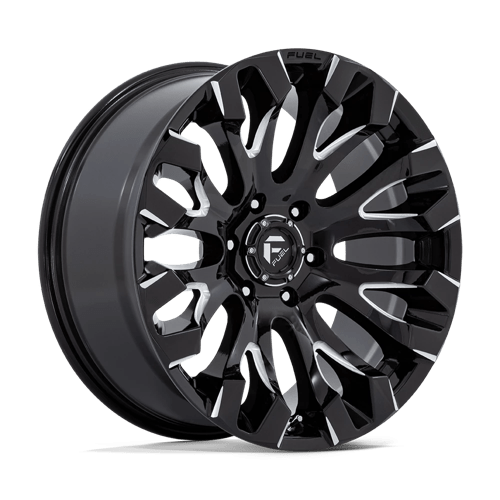 20x9 Fuel Off-Road D828 Quake Black 6x139.7 ET1 CB106.1 Wheel Rim