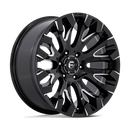 20x9 Fuel Off-Road D828 Quake Black 6x139.7 ET1 CB106.1 Wheel Rim