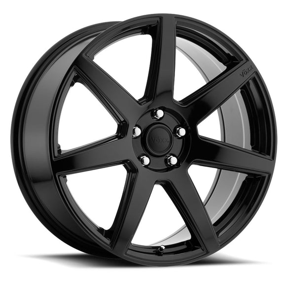 17x8 Voxx Divo Gloss Black 5x108/114.3 ET42 wheel/rim