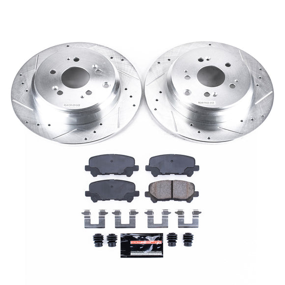 PowerStop Z23 Daily Driver Carbon-Fiber Ceramic Brake Pad and Drilled & Slotted
