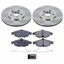 PowerStop OE Stock Replacement Low-Dust Ceramic Brake Pad and Rotor Kit