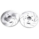 PowerStop Evolution Drilled Slotted Rotors Pair Front For Chevrolet HHR