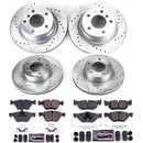 PowerStop Z23 Daily Driver Carbon-Fiber Ceramic Brake Pad and Drilled & Slotted