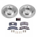 PowerStop OE Stock Replacement Low-Dust Ceramic Brake Pad and Rotor Kit