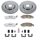 PowerStop Z26 Street Performance Ceramic Brake Pad and Drilled & Slotted Rotor K