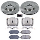 PowerStop OE Stock Replacement Low-Dust Ceramic Brake Pad, Rotor and Caliper Kit