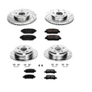 PowerStop Z23 Daily Driver Carbon-Fiber Ceramic Brake Pad and Drilled & Slotted
