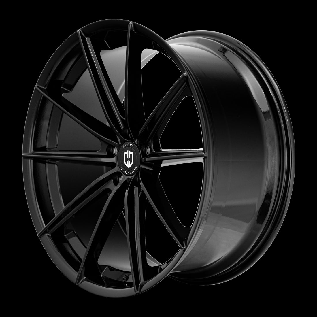 22x9 Curva CFF46 Gloss Black 5x130 ET40 wheel/rim