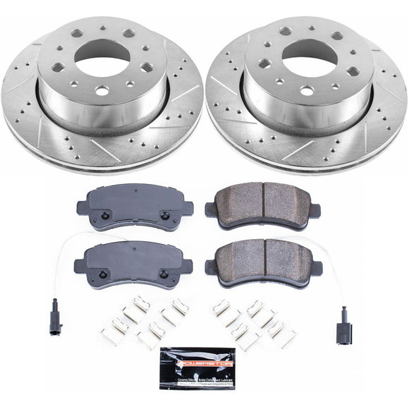 PowerStop Z23 Daily Driver Carbon-Fiber Ceramic Brake Pad and Drilled & Slotted
