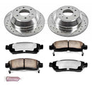 PowerStop Z36 Carbon-Fiber Ceramic Brake Pad with Drilled and Slotted Rotor Kit