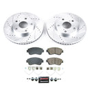 PowerStop Z23 Daily Driver Carbon-Fiber Ceramic Brake Pad and Drilled & Slotted