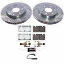 PowerStop Z36 Carbon-Fiber Ceramic Brake Pad with Drilled and Slotted Rotor Kit