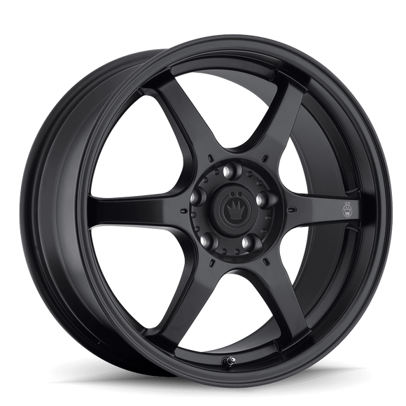 17x7.5 Konig Backbone Matte Black 5x100 ET45 Wheel Rim