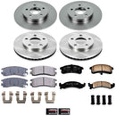PowerStop OE Stock Replacement Low-Dust Ceramic Brake Pad and Rotor Kit