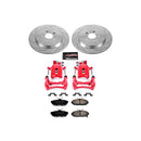 PowerStop Z23 Daily Driver Carbon-Fiber Ceramic Pads Drilled & Slotted Rotor & C