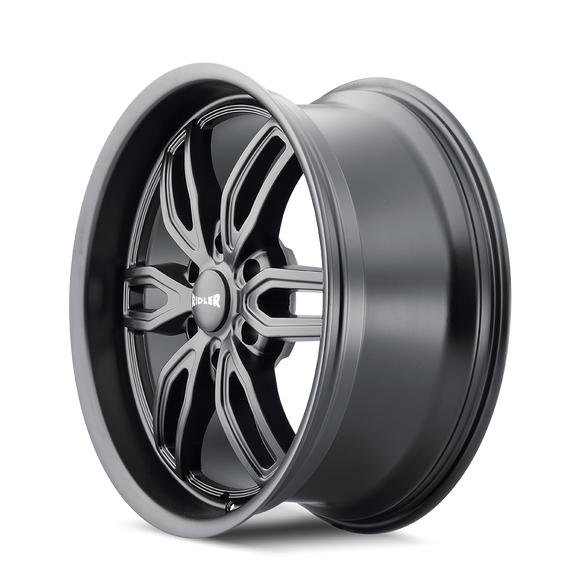 22x9.5 Ridler 609 Matte Black 6x139.7 6x5.5 ET30 Wheel Rim
