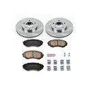 PowerStop OE Stock Replacement Low-Dust Ceramic Brake Pad and Rotor Kit