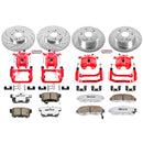 PowerStop Z26 Street Performance Ceramic Brake Pad, Drilled Slotted Rotor, and C