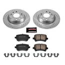 PowerStop Z23 Daily Driver Carbon-Fiber Ceramic Brake Pad and Drilled & Slotted