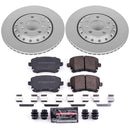 PowerStop Genuine Geomet Coated Rotor and Carbon-Fiber Ceramic Brake Pad Kit