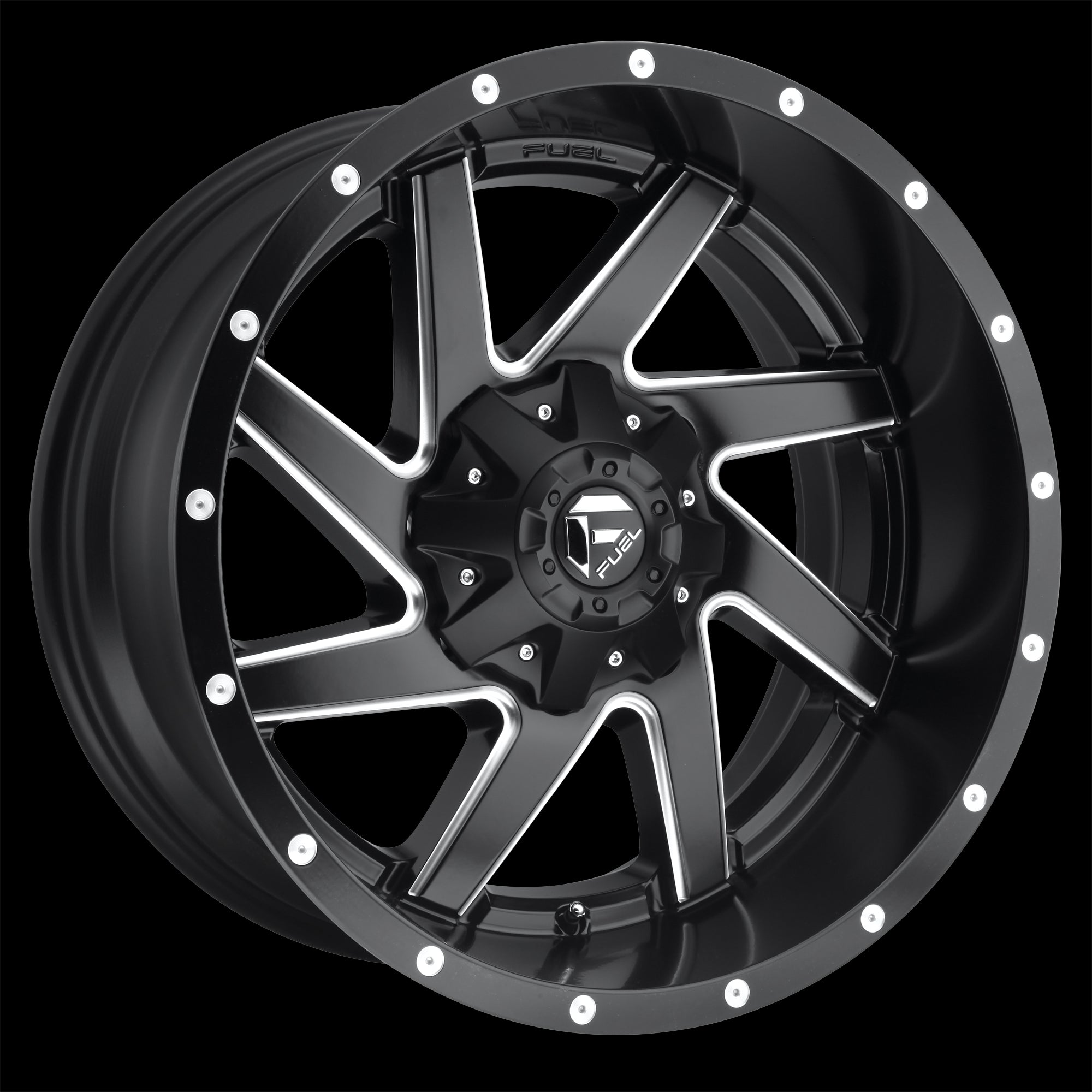 20X10 Fuel D594 RENEGADE Matte Black Milled 6X135/6X139.7 ET-18 wheel/rim - 0