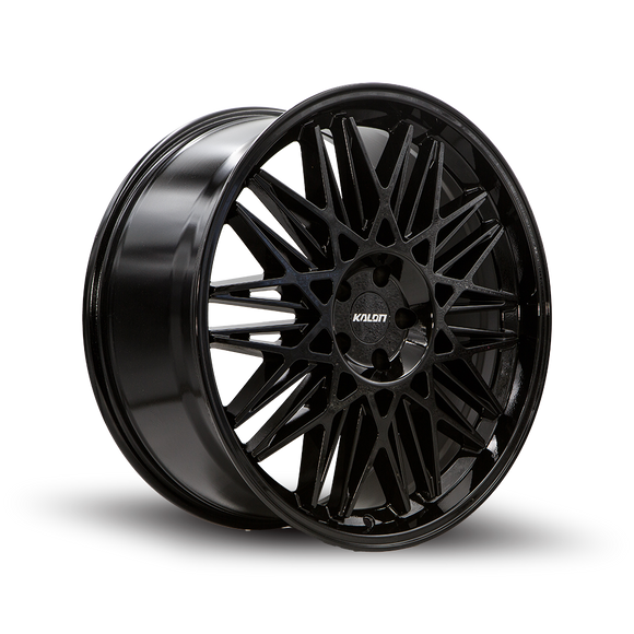 22x9.5 Kalon Kolossus-101 Gloss Black Wheel 6x135 ET30 CB87.1