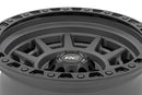 Rough Country 85 Series Gunmetal Gray Black 17x9 8x170 ET-12 Wheel Rim