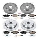 PowerStop Z23 Daily Driver Carbon-Fiber Ceramic Brake Pad and Drilled & Slotted