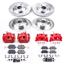 PowerStop Z23 Daily Driver Carbon-Fiber Ceramic Pads Drilled & Slotted Rotor & C