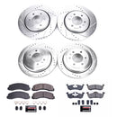 PowerStop Z23 Daily Driver Carbon-Fiber Ceramic Brake Pad and Drilled & Slotted