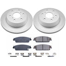 PowerStop Genuine Geomet Coated Rotor and Low-Dust Ceramic Brake Pad Kit