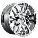 20x10 Fuel Off-Road D631 Sledge Chrome Plated 8x170 ET-18 CB125.1 Wheel Rim