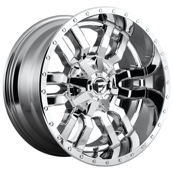 20x10 Fuel Off-Road D631 Sledge Chrome Plated 8x170 ET-18 CB125.1 Wheel Rim