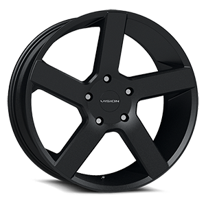 22x9.5 Vision 472 Switchback Satin Black Wheel 6x120 ET30 CB66.9