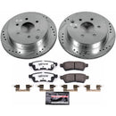 PowerStop Z36 Carbon-Fiber Ceramic Brake Pad with Drilled and Slotted Rotor Kit