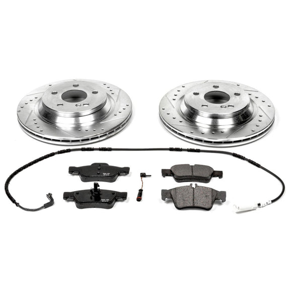 PowerStop Z23 Daily Driver Carbon-Fiber Ceramic Brake Pad and Drilled & Slotted