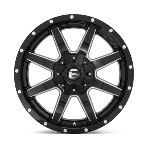 22x12 Fuel Off-Road D610 Maverick Gloss Black Milled 6x135 ET-45 CB106.1 Wheel
