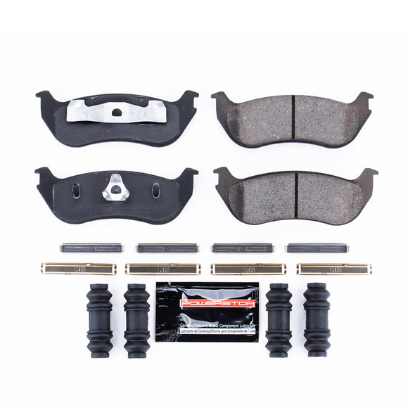 PowerStop Z23 Evolution Sport Carbon-Fiber Brake Pads With Hardware