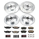 PowerStop Z23 Daily Driver Carbon-Fiber Ceramic Brake Pad and Drilled & Slotted