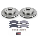 PowerStop OE Stock Replacement Low-Dust Ceramic Brake Pad and Rotor Kit
