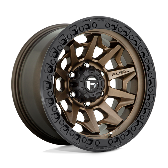 17X9 Fuel D696 Covert Matte Bronze Black Bead Ring 6X139.7 ET-12 wheel/rim