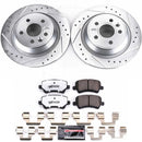 PowerStop Z36 Carbon-Fiber Ceramic Brake Pad with Drilled and Slotted Rotor Kit