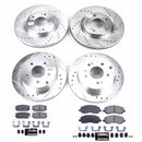PowerStop Z23 Daily Driver Carbon-Fiber Ceramic Brake Pad and Drilled & Slotted