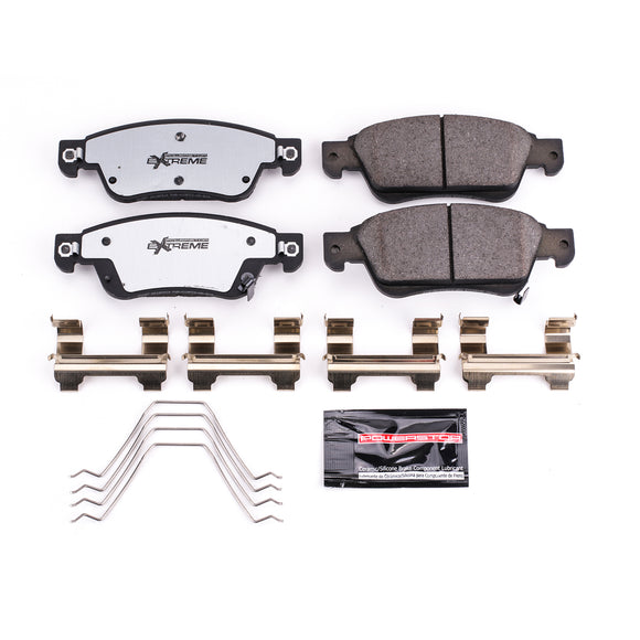 PowerStop Z26 Street Performance Carbon-Fiber Ceramic Brake Pads With Hardware