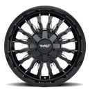 18x9 Thret Offroad Gamma-808 Gloss Black/Milled Wheel 8x165.1 ET-12 CB125.2