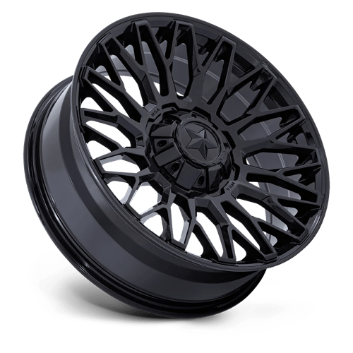 24X7 MSA OFFROAD WHEELS M50 Clubber Gloss Black 5x114.3 ET0 Wheel Rim