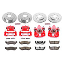 PowerStop Z36 Truck and SUV Ceramic Brake Pad, Drilled & Slotted Rotor, and Cali