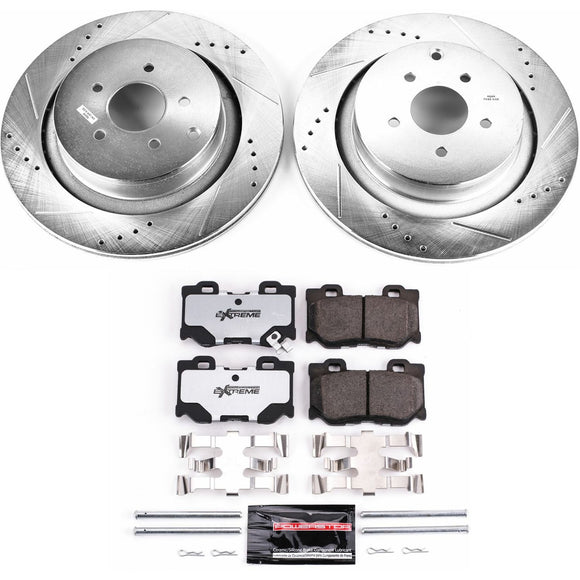 PowerStop Z26 Street Performance Ceramic Brake Pad and Drilled & Slotted Rotor K