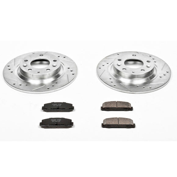 PowerStop Z23 Daily Driver Carbon-Fiber Ceramic Brake Pad and Drilled & Slotted